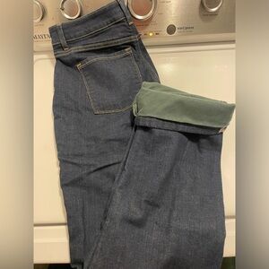 Lined ll bean jeans